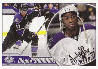 2010/11 Panini NHL Stickers #244 Wayne SIMMONDS