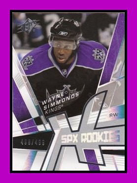 2008/09 SPx #102 Wayne SIMMONDS 498/499 SPX Rookies