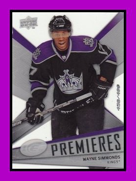 2008/09 Upper Deck Ice #151 Wayne SIMMONDS 458/499 Ice Premieres