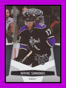 2010/11 Certified #69 Wayne SIMMONDS 3/5 Toronto EXPO 10