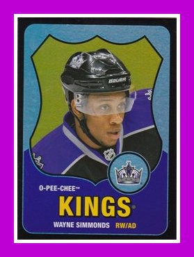 2010/11 O-Pee-Chee #255 Wayne SIMMONDS 025/100 Retro Rainbow Black