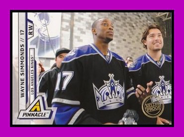2010/11 Pinnacle #105 Wayne SIMMONDS Artist Proof