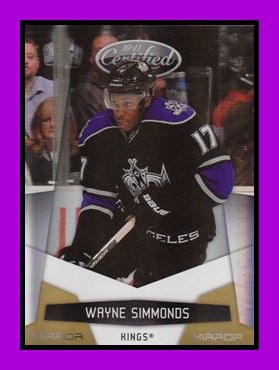 2010/11 Certified #69 Wayne SIMMONDS 15/25 Mirror Gold
