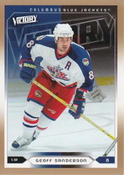 2005-06 Victory #56 Geoff SANDERSON 043/100 Gold