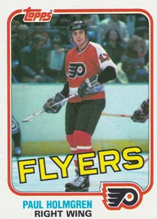 1981/82 Topps #105 Paul HOLMGREN